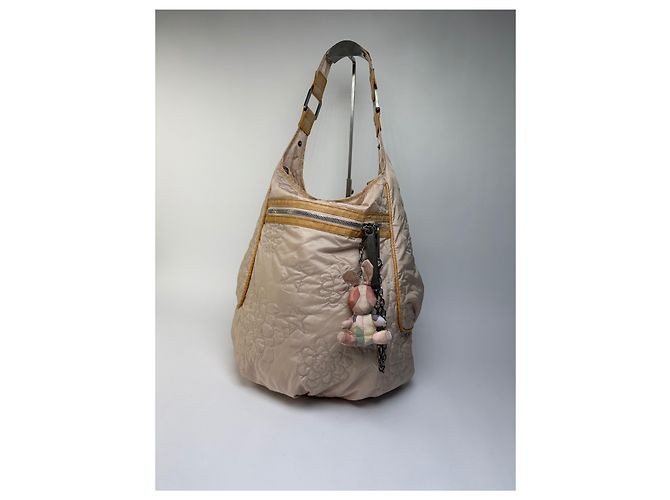 Stella Mc Cartney Vintage Stella McCartney gesteppte Nylon Hobo Bag Light Beige - Ansicht 12