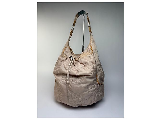 Stella Mc Cartney Vintage Stella McCartney gesteppte Nylon Hobo Bag Light Beige - Ansicht 2