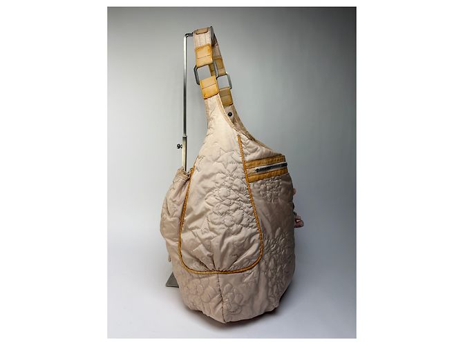 Stella Mc Cartney Vintage Stella McCartney gesteppte Nylon Hobo Bag Light Beige - Ansicht 6
