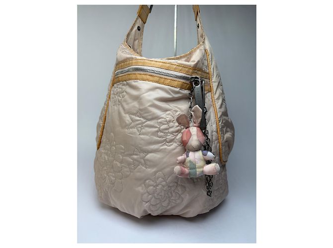 Stella Mc Cartney Vintage Stella McCartney gesteppte Nylon Hobo Bag Light Beige - Ansicht 7