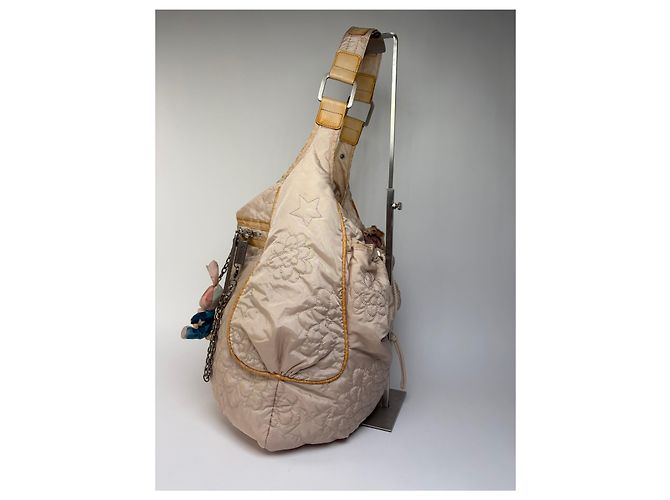 Stella Mc Cartney Vintage Stella McCartney gesteppte Nylon Hobo Bag Light Beige - Ansicht 8