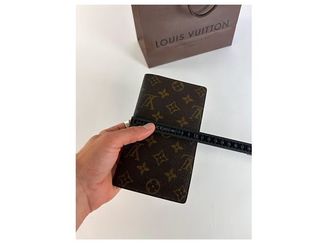 Vintage Louis Vuitton Monogram Canvas Bifold Wallet Brown - view 10