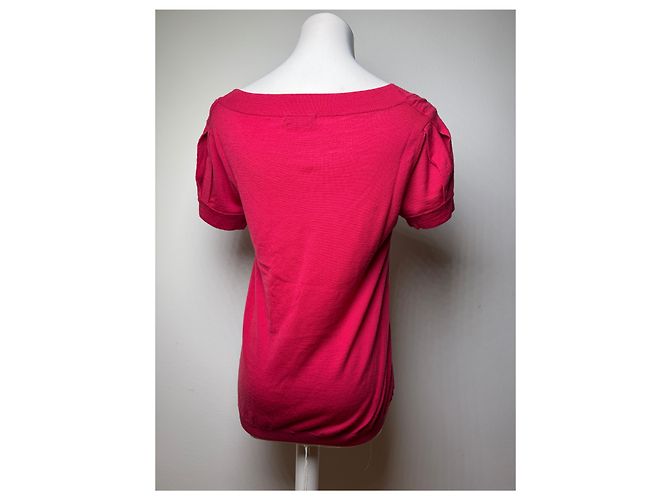 Vintage Loewe Stricktop Fuchsia M - Ansicht 13