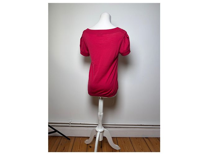Vintage Loewe Stricktop Fuchsia M - Ansicht 3