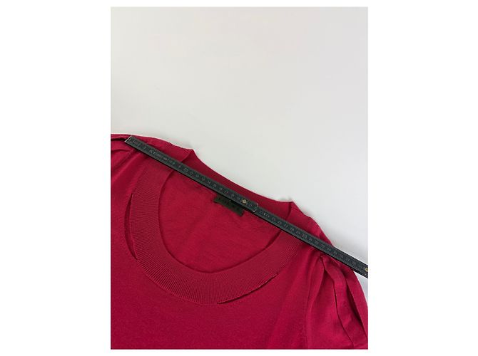Vintage Loewe Stricktop Fuchsia M - Ansicht 6