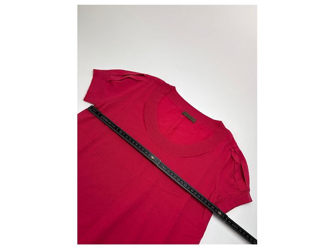 Vintage Loewe Stricktop Fuchsia M - Ansicht 9