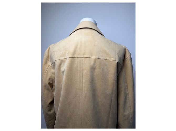 Giacca Vintage Givenchy da Uomo effetto Scamosciato Beige M - vista 15