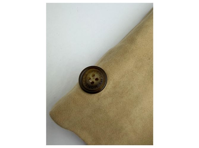 Giacca Vintage Givenchy da Uomo effetto Scamosciato Beige M - vista 6