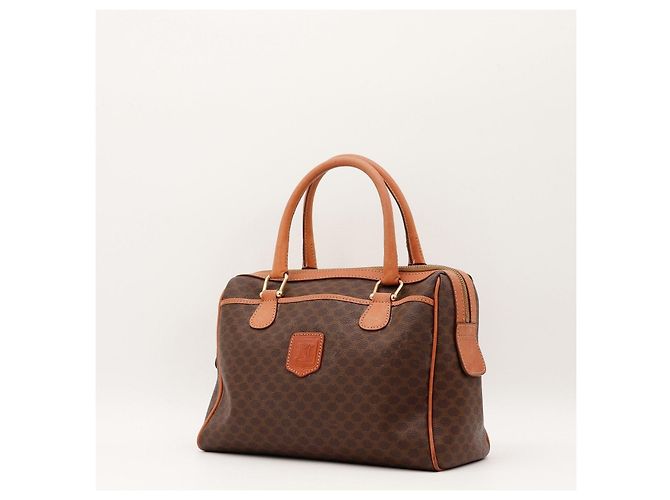 Céline Celine Boston Tasche Monogramm Canvas Braun - Ansicht 2