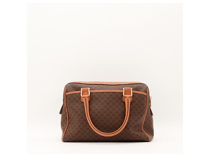 Céline Celine Boston Tasche Monogramm Canvas Braun - Ansicht 4