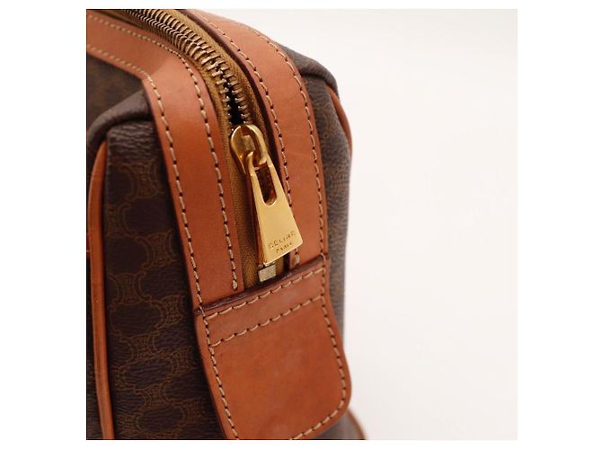 Céline Celine Boston Tasche Monogramm Canvas Braun - Ansicht 8