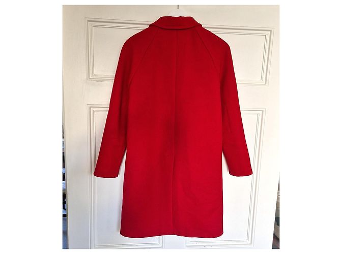Cappotto in lana rosso Paul & Joe - vista 7