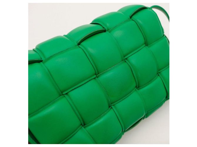 Bottega Veneta Borsa Cassette in pelle imbottita Verde - vista 10