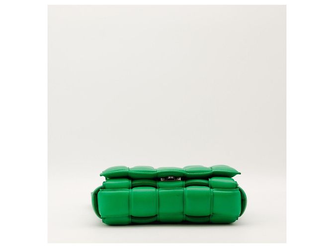 Bottega Veneta Borsa Cassette in pelle imbottita Verde - vista 6
