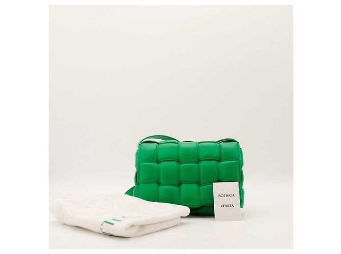 Bottega Veneta Borsa Cassette in pelle imbottita Verde - vista 7