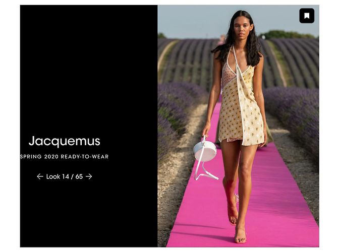 Jacquemus Vestido Mini Floral Amarillo Primavera 2020 - vista 2