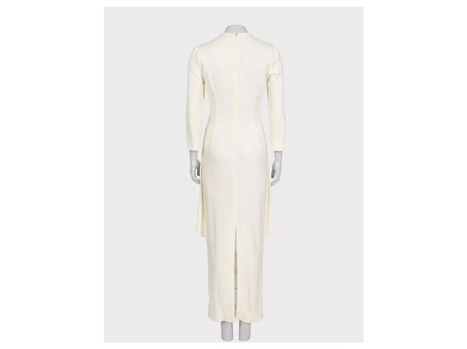 Alessandra Rich weißes Kleid mit elegantem Spitzensaum Sz.42 gebraucht - Ansicht 3