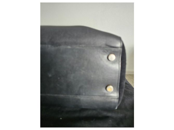 Autre Marque Borsa a mano Saint Laurent Moujik in pelle nera - vista 5