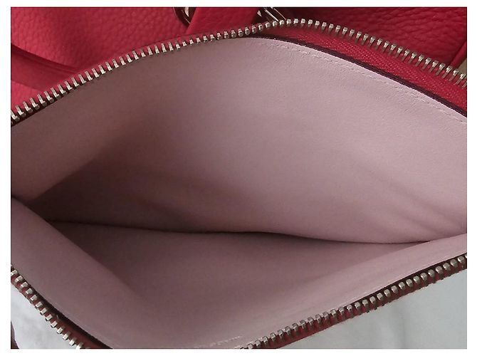 Dior Diorissimo Handtasche aus genarbtem Leder - Rot - Ansicht 11
