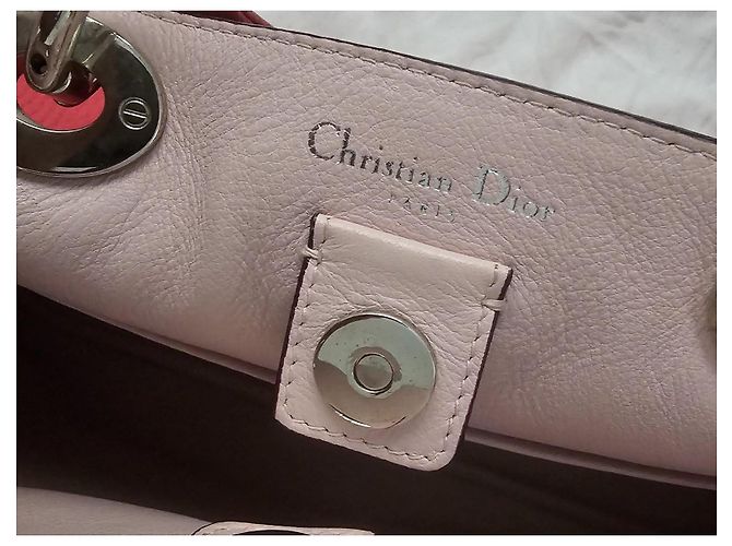 Dior Diorissimo Handtasche aus genarbtem Leder - Rot - Ansicht 12