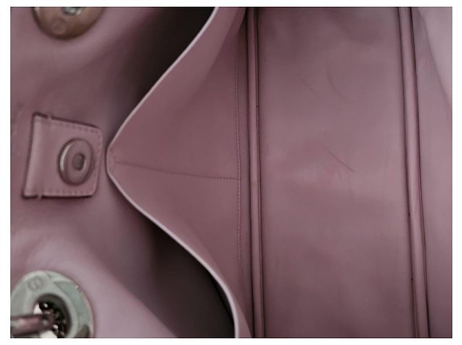 Dior Diorissimo Handtasche aus genarbtem Leder - Rot - Ansicht 6
