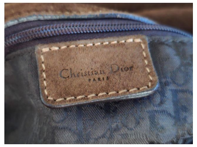 Bolsa Dior Saddle em couro e camurça - vista 15
