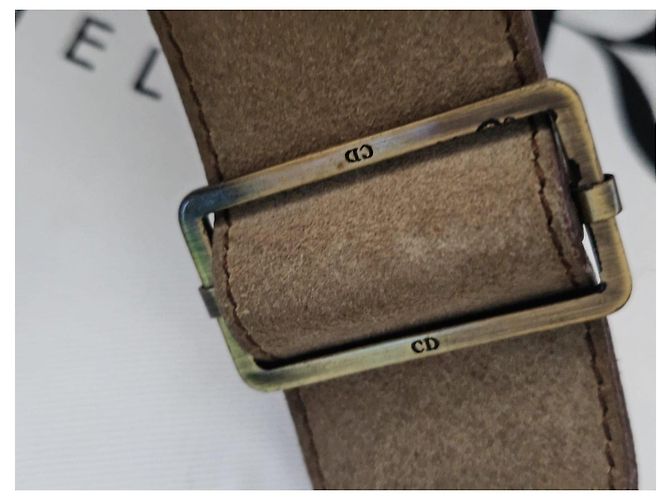 Bolsa Dior Saddle em couro e camurça - vista 19