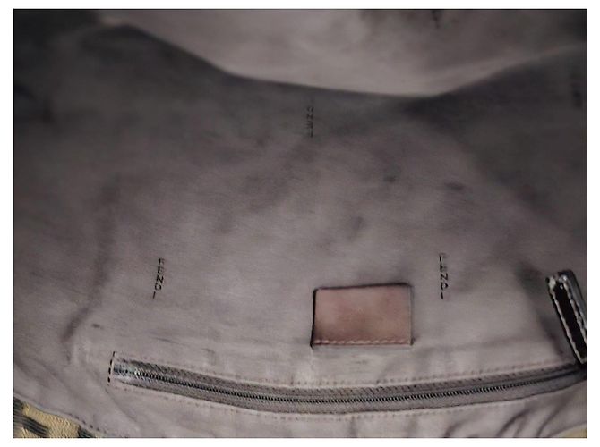Fendi Bolso Baguette Zucca Canvas - vista 10