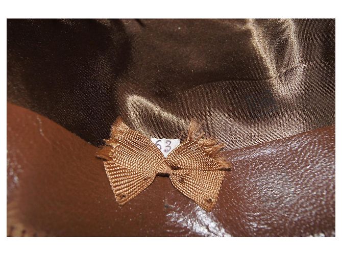 Autre Marque Cappello Fedora Motsch Paris in lana marrone - vista 10