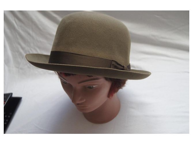 Autre Marque Cappello Fedora Motsch Paris in lana marrone - vista 5