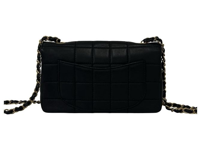 Borsa a tracolla con catena in pelle Chanel Chocolate Bar - vista 3