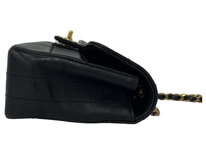 Borsa a tracolla con catena in pelle Chanel Chocolate Bar - vista 6