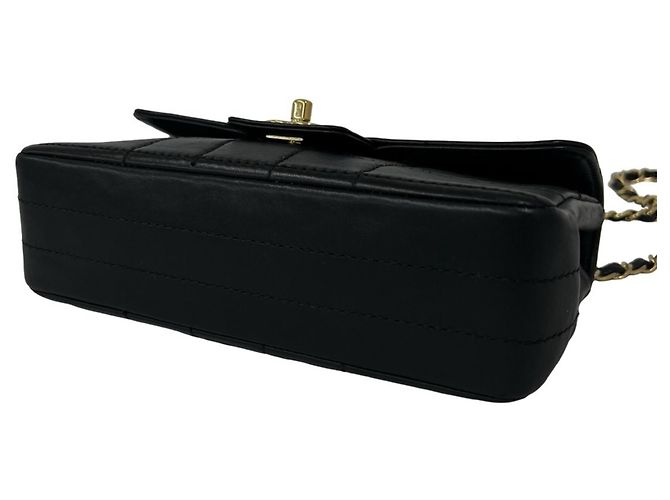 Borsa a tracolla con catena in pelle Chanel Chocolate Bar - vista 8