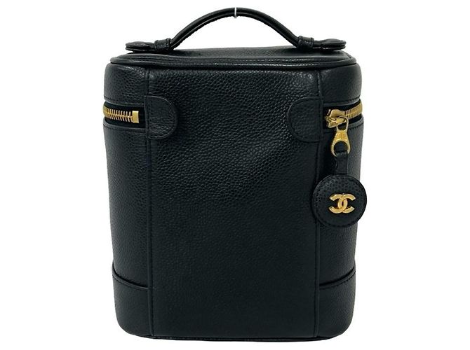 Borsa Chanel Coco Mark Caviar Skin Vanity Bag - vista 3