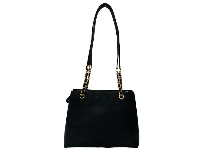 Bolso Semi-Shoulder Tote Chanel Coco Mark Caviar Skin - vista 3