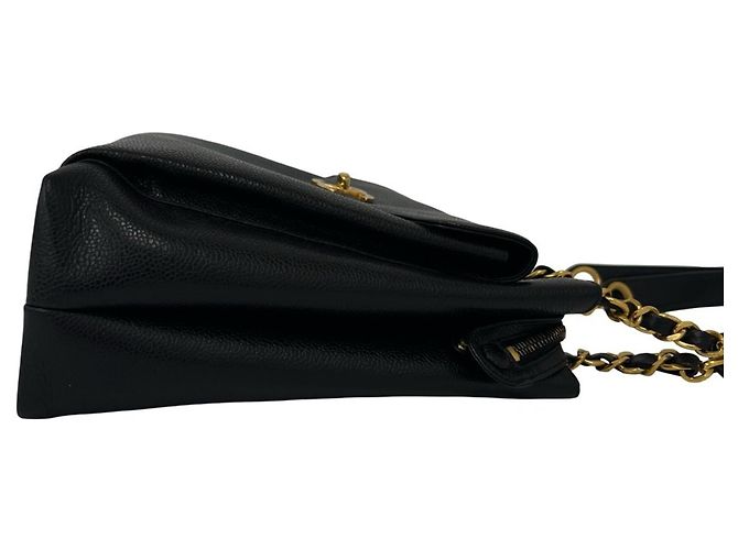 Bolso Semi-Shoulder Tote Chanel Coco Mark Caviar Skin - vista 6