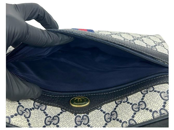 Bolsa de Ombro Gucci Sherry Line GG Logo Pattern - vista 10