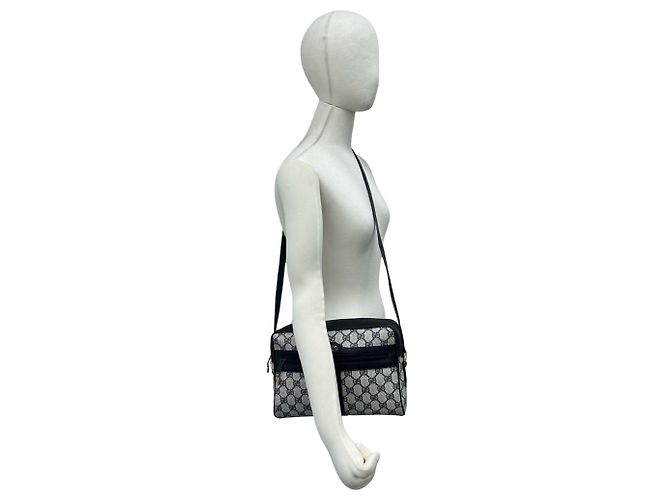 Bolsa de Ombro Gucci Sherry Line GG Logo Pattern - vista 2