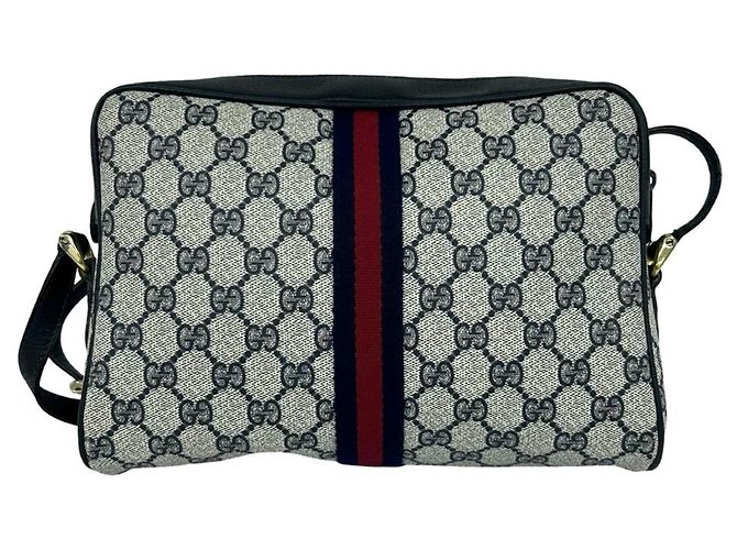 Bolsa de Ombro Gucci Sherry Line GG Logo Pattern - vista 3