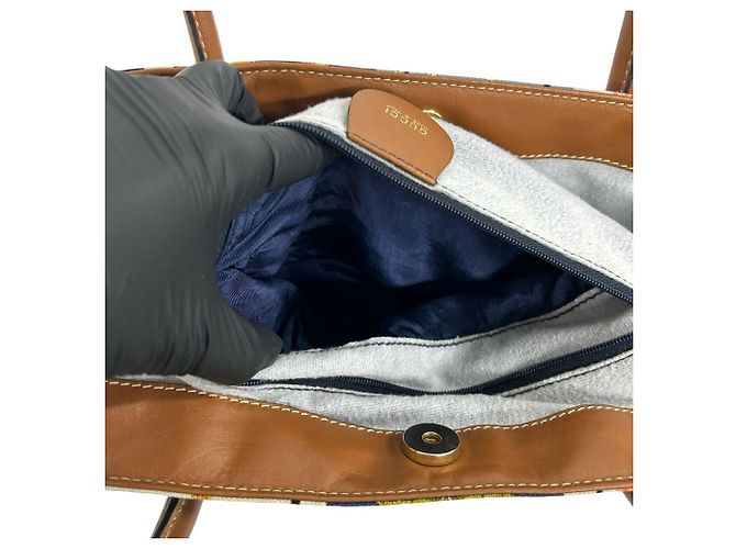 Gucci Vintage Simo Canvas Leather Tote Bag - Ansicht 10