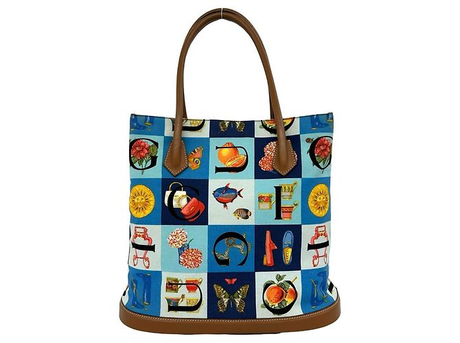 Gucci Vintage Simo Canvas Leather Tote Bag - Ansicht 3