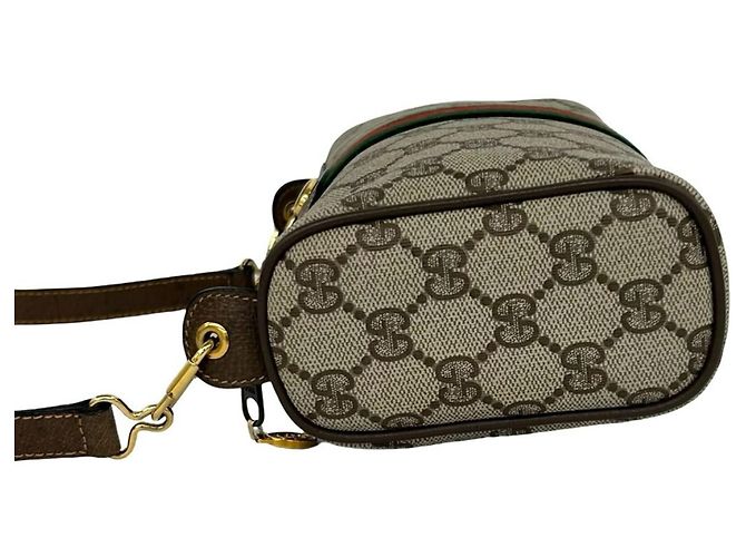 Gucci Old Gucci Sherry Line Schultertasche mit GG-Logo-Muster - Ansicht 5