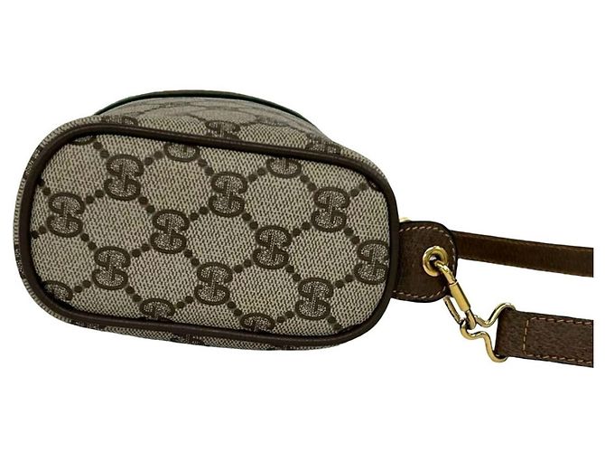 Gucci Old Gucci Sherry Line Schultertasche mit GG-Logo-Muster - Ansicht 6