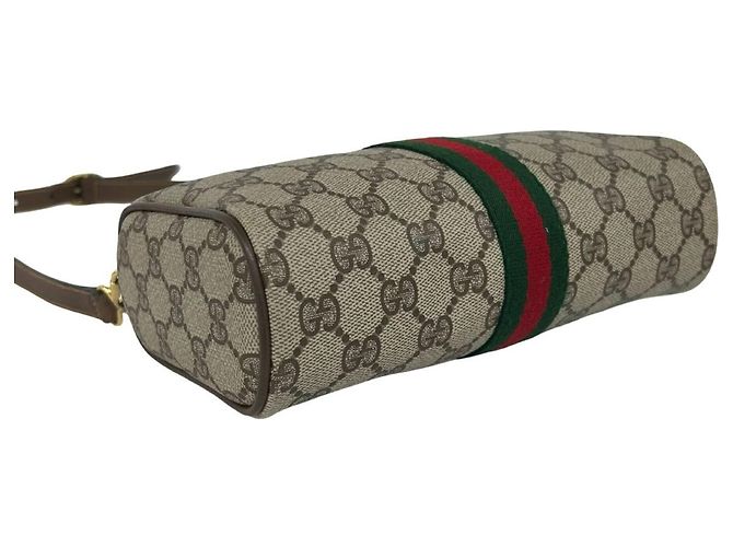 Gucci Old Gucci Sherry Line Schultertasche mit GG-Logo-Muster - Ansicht 7