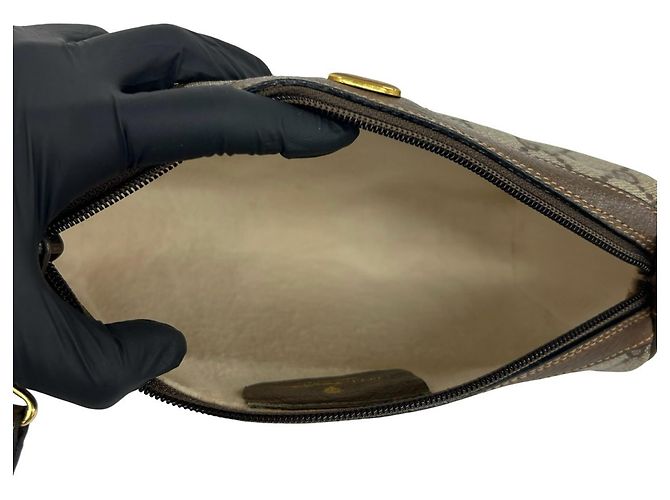 Gucci Old Gucci Sherry Line Schultertasche mit GG-Logo-Muster - Ansicht 9