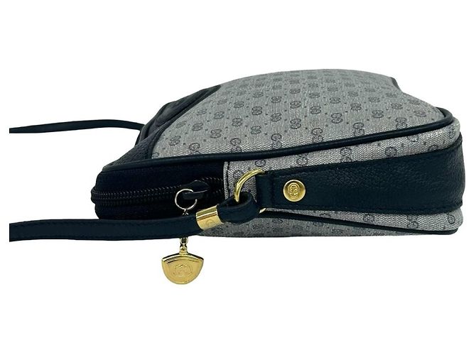 Sac à épaule/Pochette en cuir GUCCI Vintage Micro GG Logo - vue 5