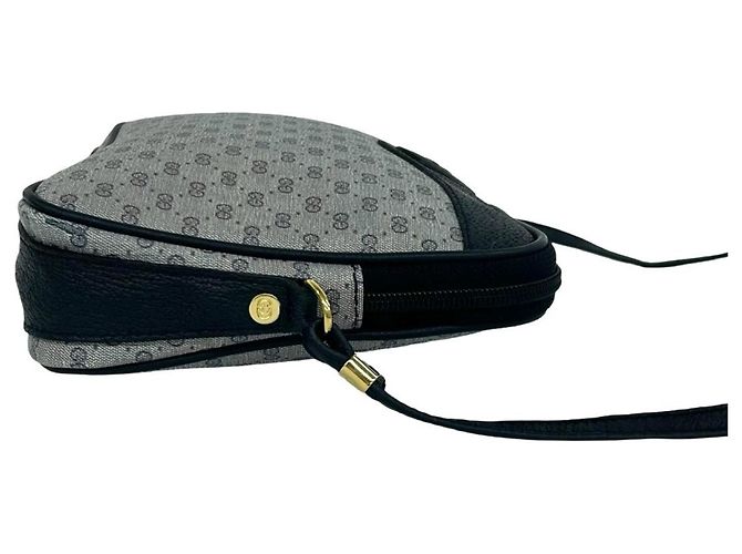 Sac à épaule/Pochette en cuir GUCCI Vintage Micro GG Logo - vue 6