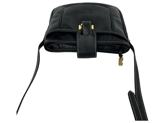 LOEWE Vintage Anagram Logo Schultertasche aus Leder - Ansicht 4