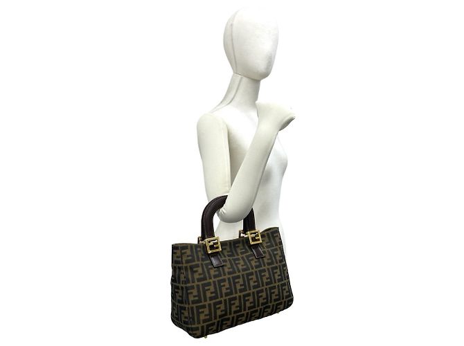 FENDI Vintage Zucca Pattern Handbag - view 2