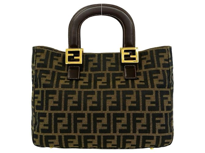 FENDI Vintage Zucca Pattern Handbag - view 3
